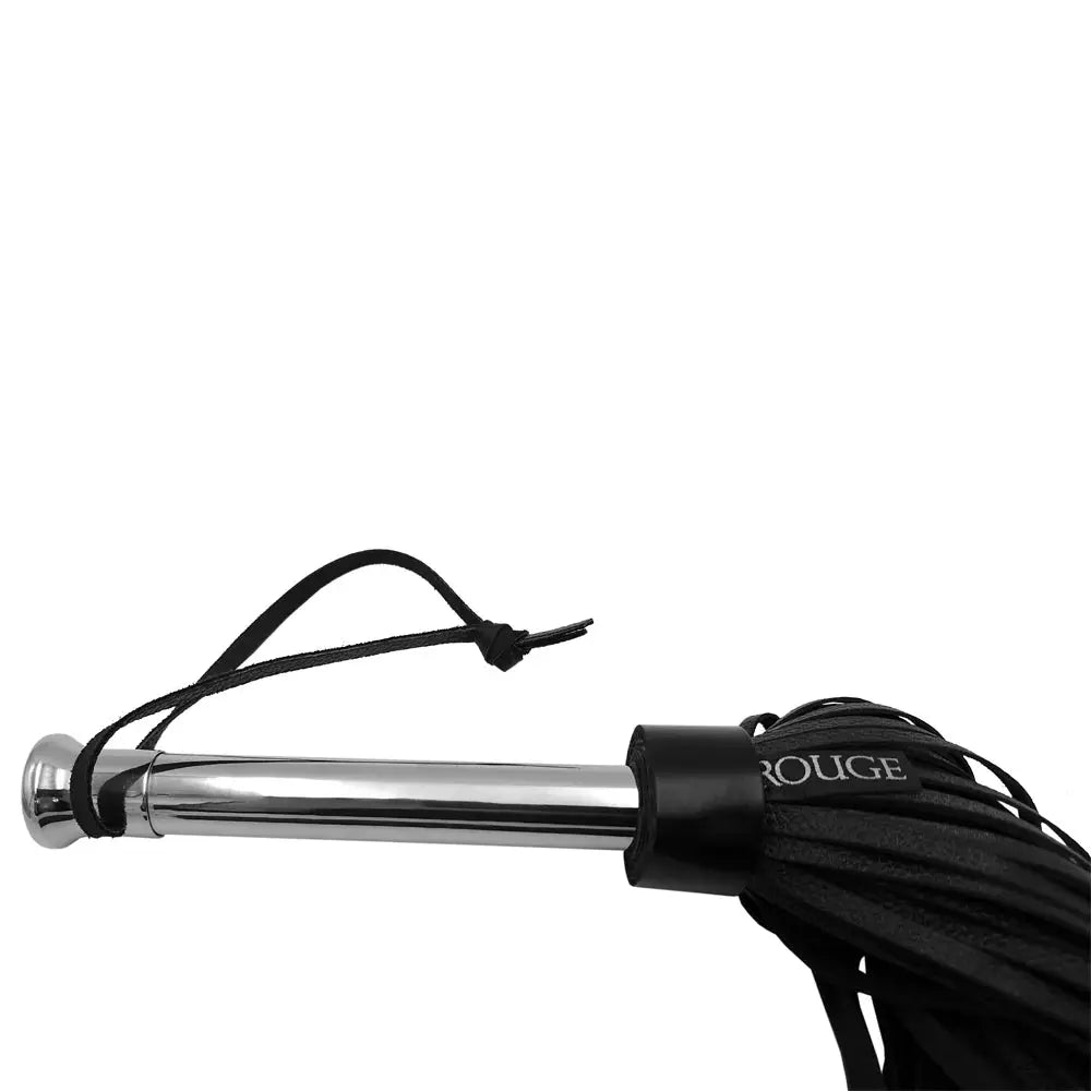 Rouge Leather Flogger with Steel Handle  Flogger