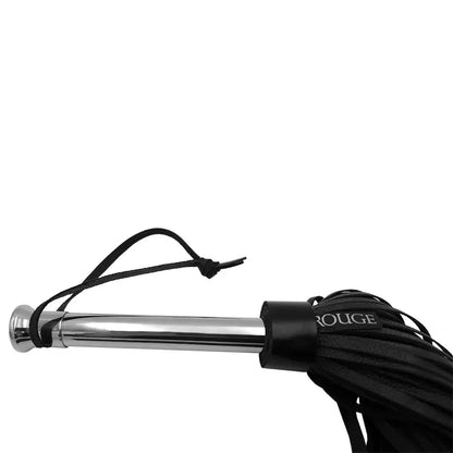 Rouge Leather Flogger with Steel Handle  Flogger