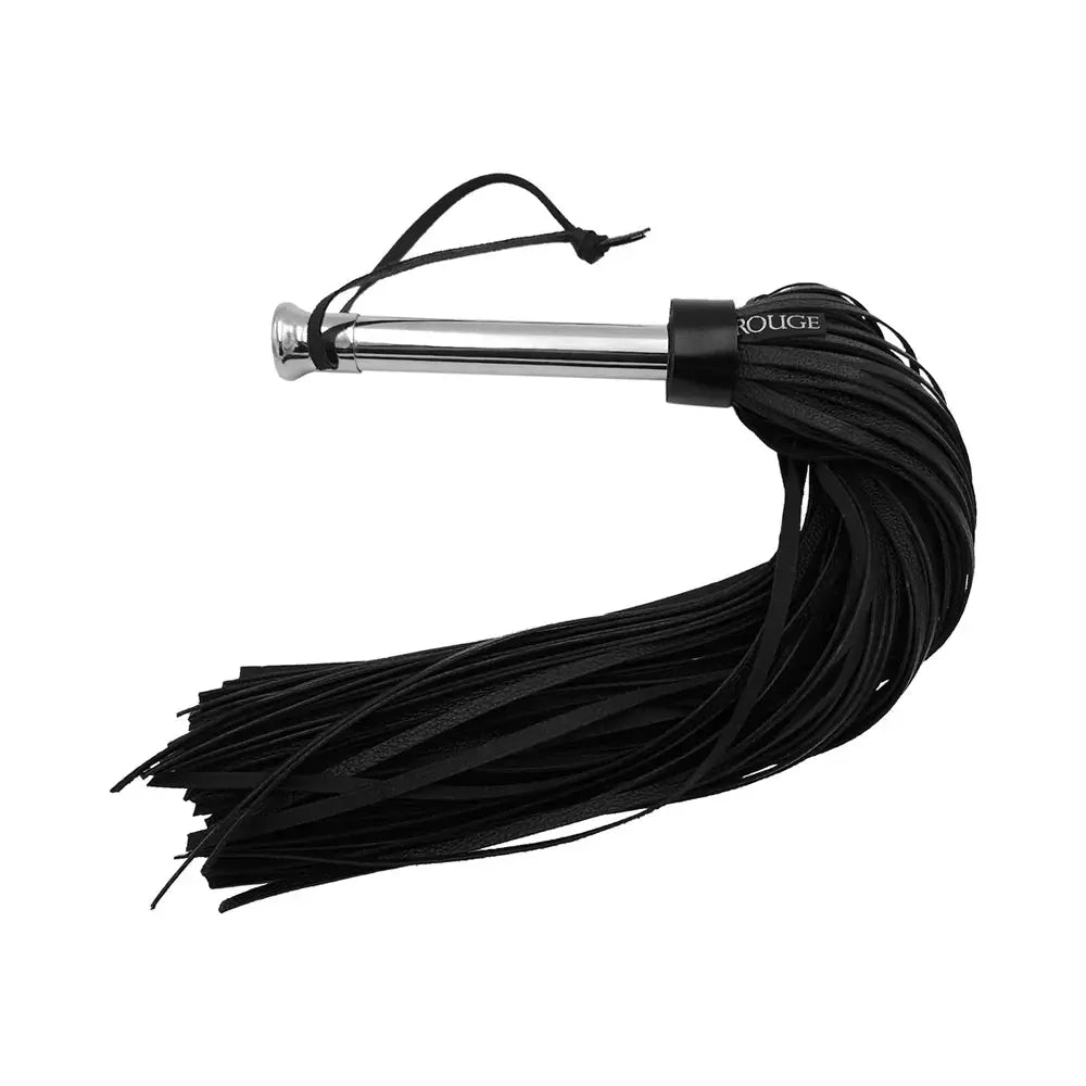 Rouge Leather Flogger with Steel Handle  Flogger