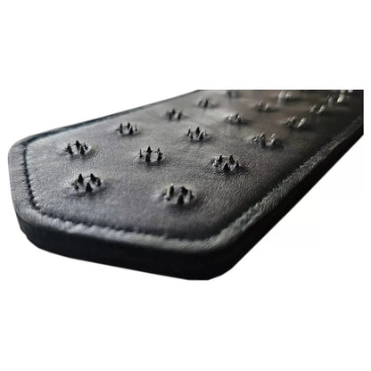 Rouge Leather Pin Prick Paddle  Fetish - Whips Crops & Paddles