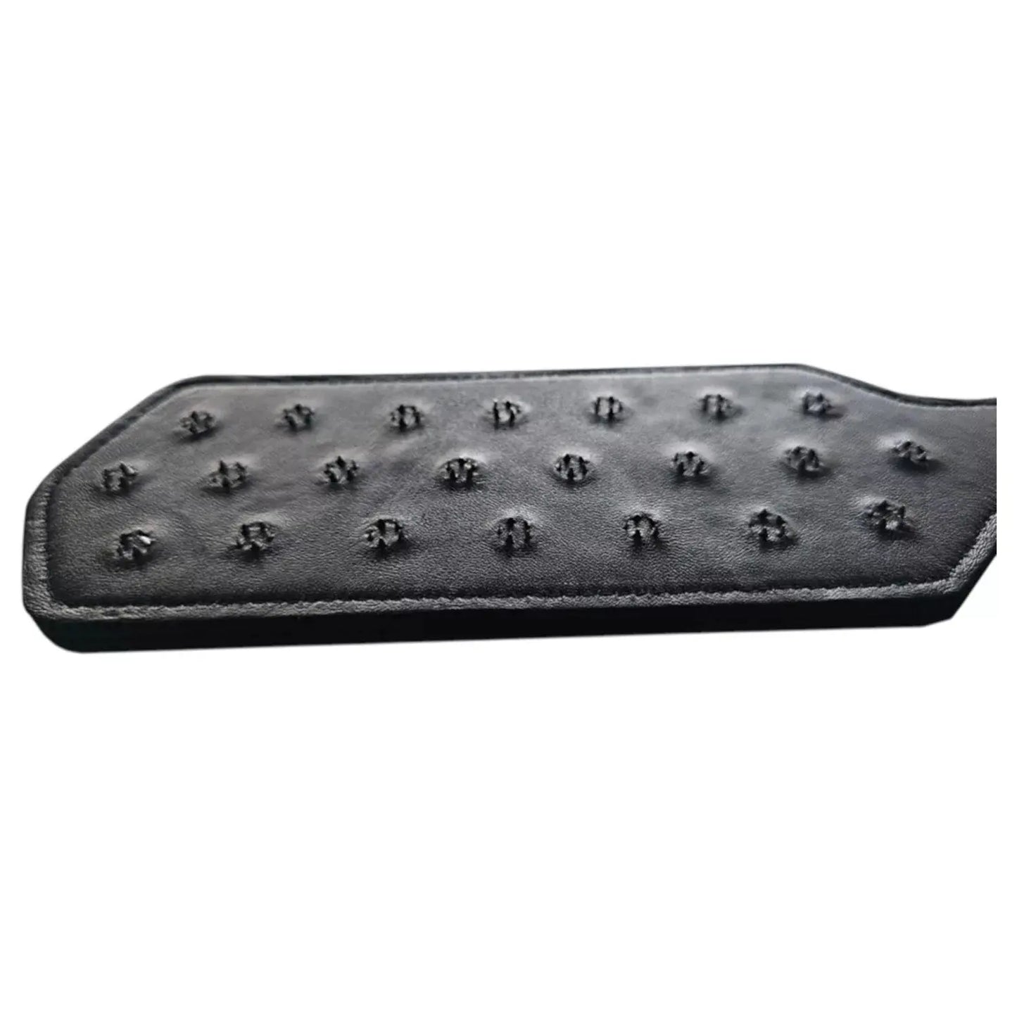 Rouge Leather Pin Prick Paddle  Fetish - Whips Crops & Paddles