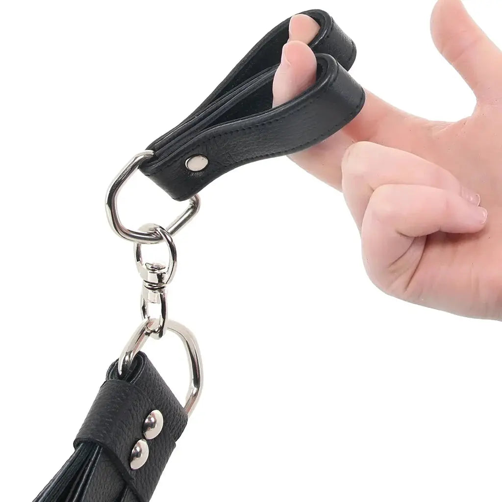 Rouge Leather Two Finger Flogger  Flogger