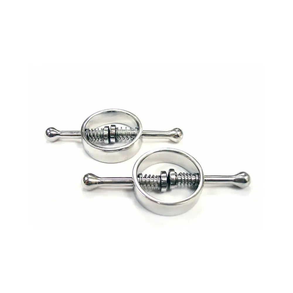 Rouge Stainless Steel Nipple Clamps in Clamshell  Fetish - Nipple Clips Clamps & Suckers