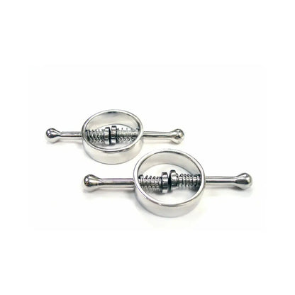 Rouge Stainless Steel Nipple Clamps in Clamshell  Fetish - Nipple Clips Clamps & Suckers