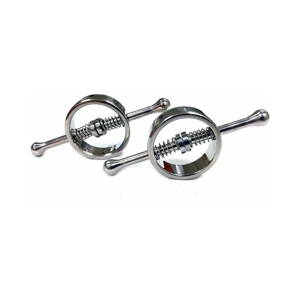 Rouge Stainless Steel Nipple Clamps in Clamshell  Fetish - Nipple Clips Clamps & Suckers