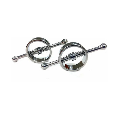 Rouge Stainless Steel Nipple Clamps in Clamshell  Fetish - Nipple Clips Clamps & Suckers