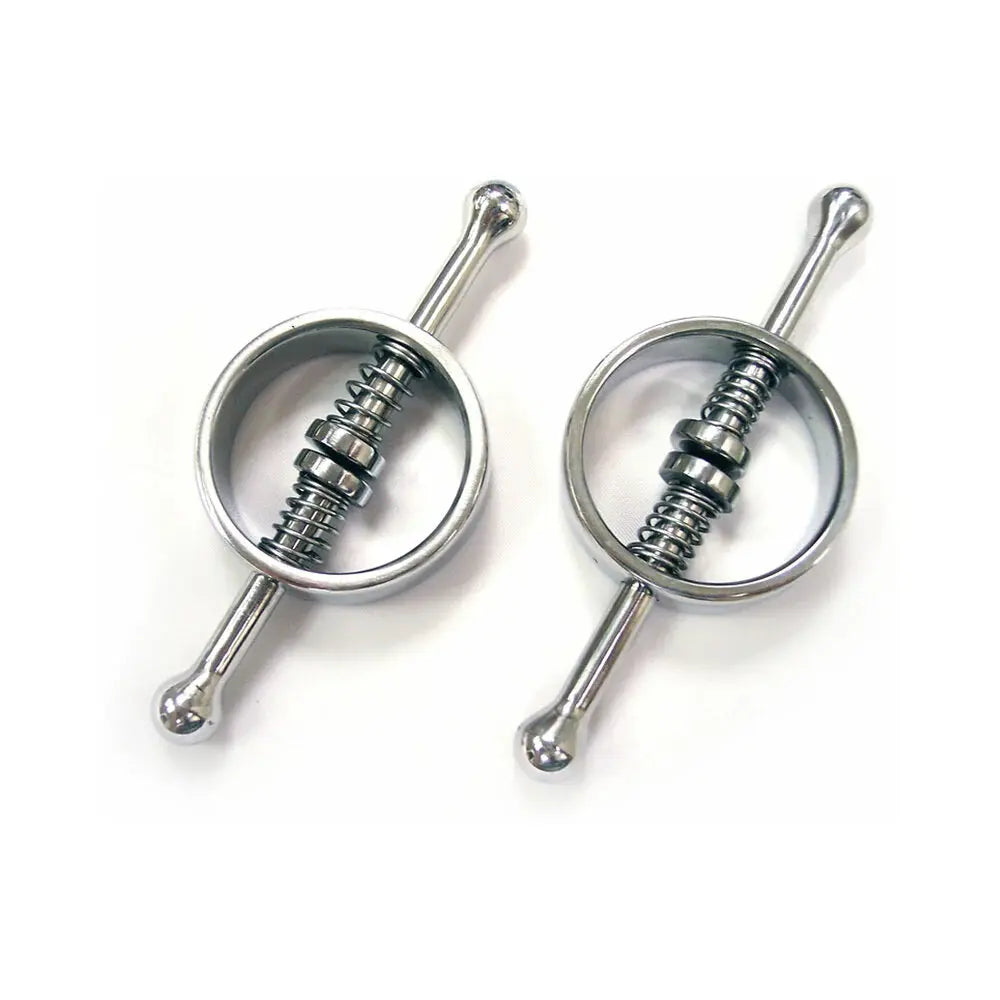 Rouge Stainless Steel Nipple Clamps in Clamshell  Fetish - Nipple Clips Clamps & Suckers