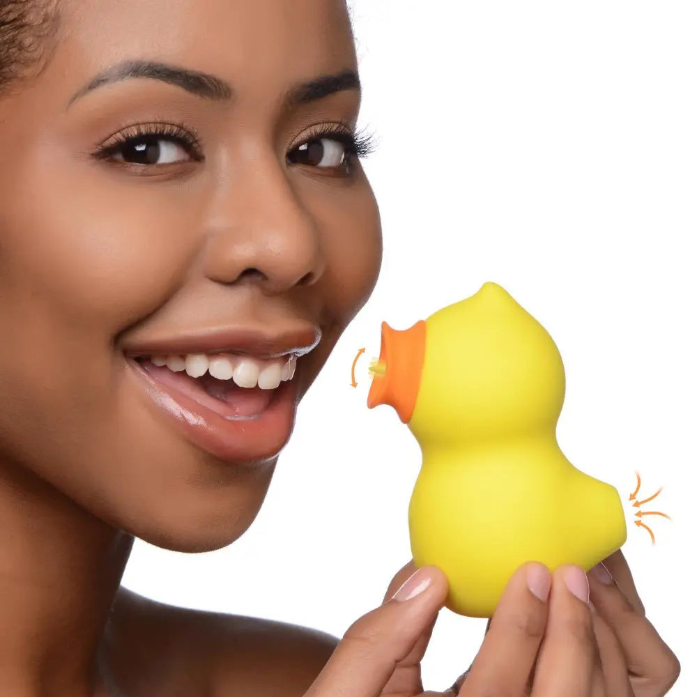 Rubber Ducky Clit Suction Vibrator Sucky Ducky Deluxe Clitoral Stimulator  Vibrating Toys