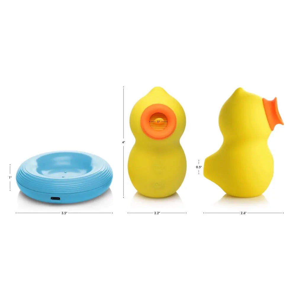 Rubber Ducky Clit Suction Vibrator Sucky Ducky Deluxe Clitoral Stimulator  Vibrating Toys