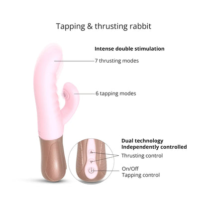 SASSY BUNNY - BABY PINK  Vibrators