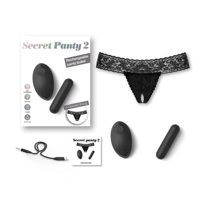 SECRET PANTY 2 - BLACK ONYX  Vibrators