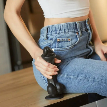 SLIDING SKIN REALISTIC DILDO BLACK XXL  Realistic Dildos