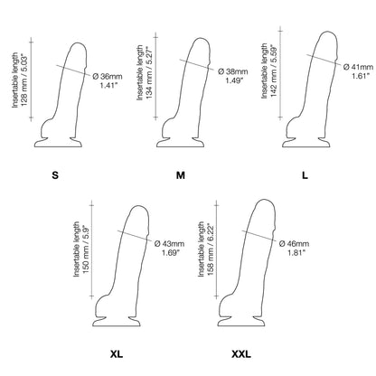 SLIDING SKIN REALISTIC DILDO VANILLA L  Realistic Dildos