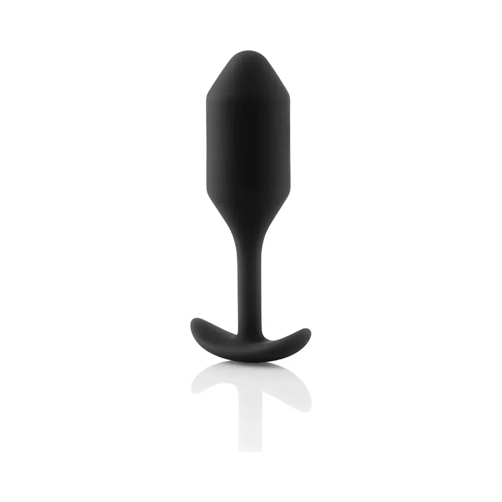 SNUG PLUG 2 | BLACK Beginner Anal Toy Weighted Butt Plug  Anal