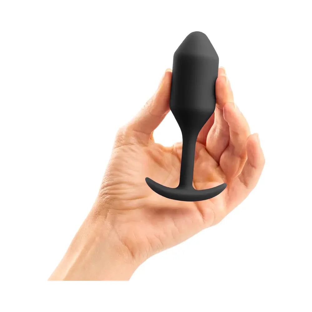 SNUG PLUG 2 | BLACK Beginner Anal Toy Weighted Butt Plug  Anal