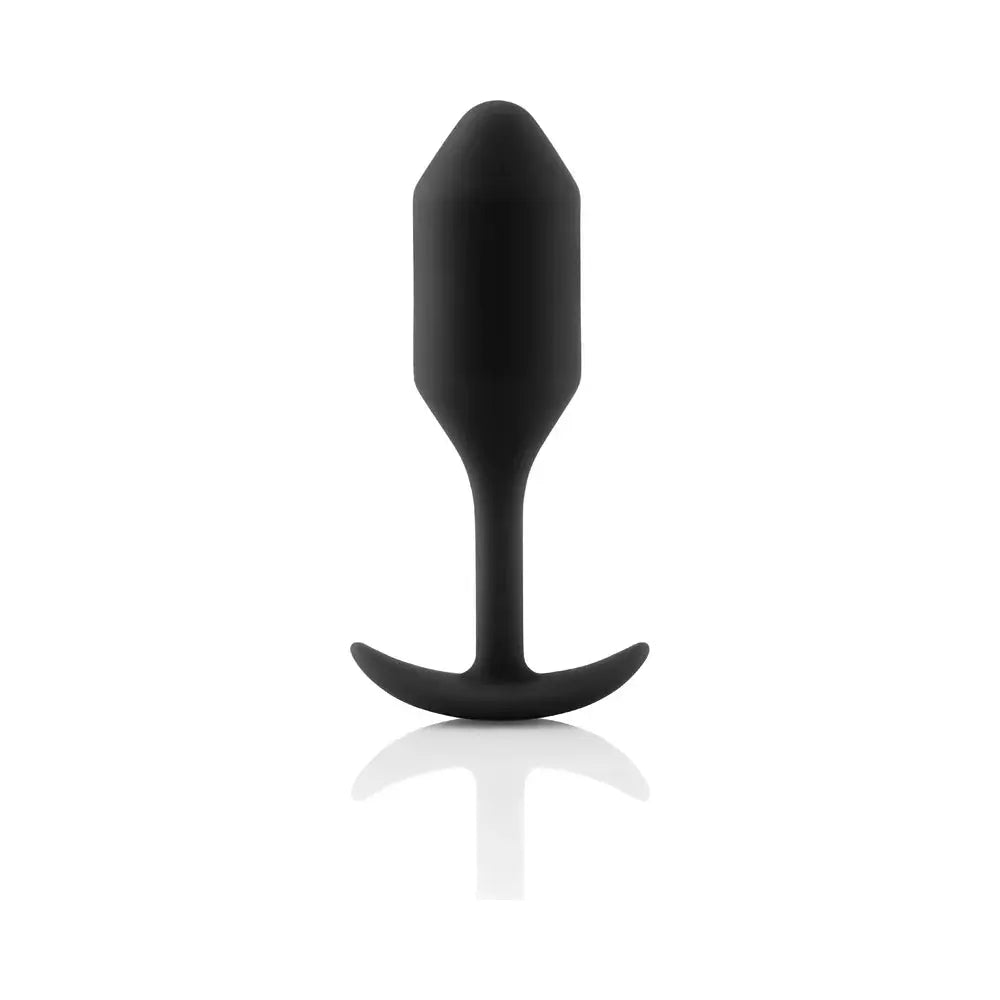 SNUG PLUG 2 | BLACK Beginner Anal Toy Weighted Butt Plug  Anal