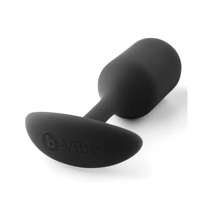 SNUG PLUG 2 | BLACK Beginner Anal Toy Weighted Butt Plug  Anal