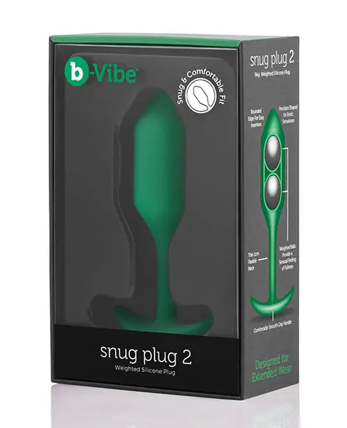 SNUG PLUG 2 | GREEN Butt Plug Anal Sex Toy Beginner Anal Toy  Anal