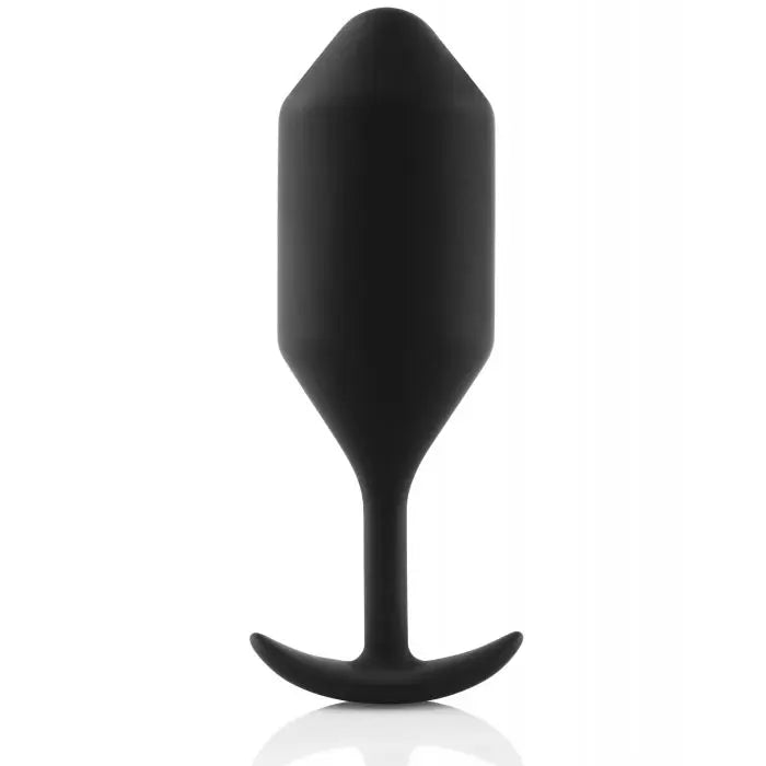 SNUG PLUG 4 | BLACK Weighted Anal Sex Toy Butt Plug  Anal