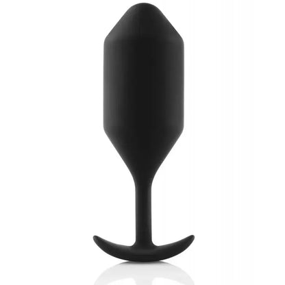SNUG PLUG 4 | BLACK Weighted Anal Sex Toy Butt Plug  Anal