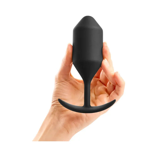 SNUG PLUG 4 | BLACK Weighted Anal Sex Toy Butt Plug  Anal Plug Sex Toy