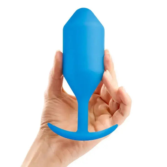 SNUG PLUG 5 | BLUE Large Weighted Butt Plug Advanced Anal Toy  Anal