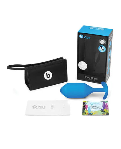 SNUG PLUG 5 | BLUE Large Weighted Butt Plug Advanced Anal Toy  Anal