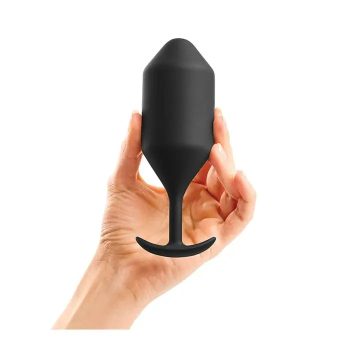 SNUG PLUG 5 | Weighted Butt Plug Sex Toy BLACK Advanced Anal Plug  Anal