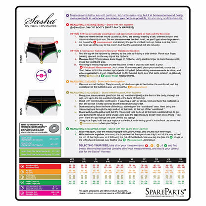 Sasha Cinch Booty Short Strap-on Harness Red Size M  Strap-on Shorts