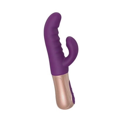 Sassy Bunny Thrusting Rabbit Vibrator Sex Toy for Women - Purple  Rabbit Vibrators