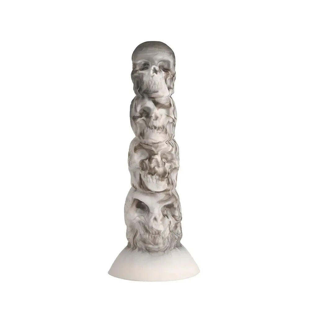 Satanic Dildo Sex Toy Skull Tower of Doom Silicone Dildo - Bound By Desire