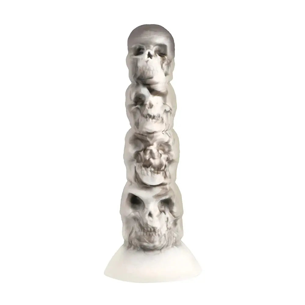 Satanic Dildo Sex Toy Skull Tower of Doom Silicone Dildo - Bound By Desire