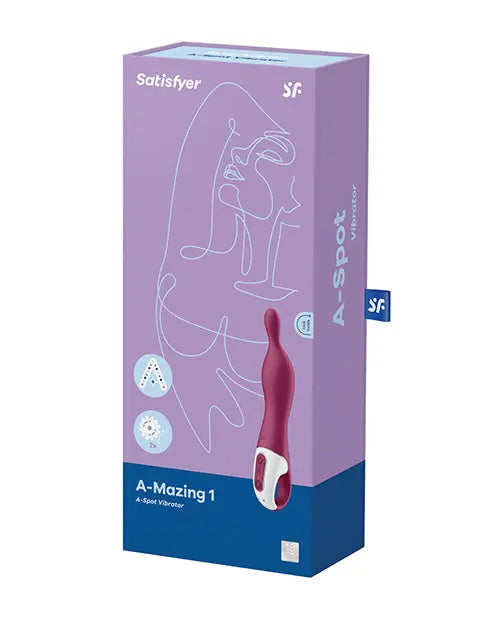 Satisfyer A-Mazing 1 A-Spot Vibrator Sex Toy Berry  Vibrators