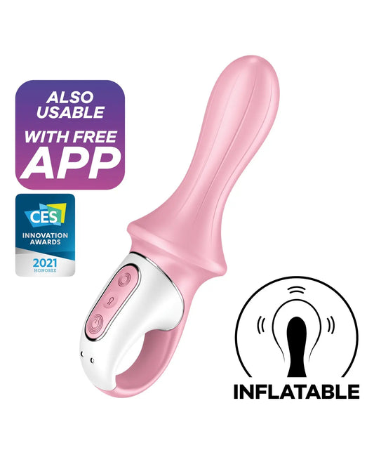 Satisfyer Air Pump Booty 5+ Inflatable Anal Vibrator Inflatable Butt Plug  Anal