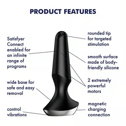 Satisfyer Bluetooth Butt Plug Sex Toy Plug-ilicious 2 Anal Plug  Anal Plug Sex Toy