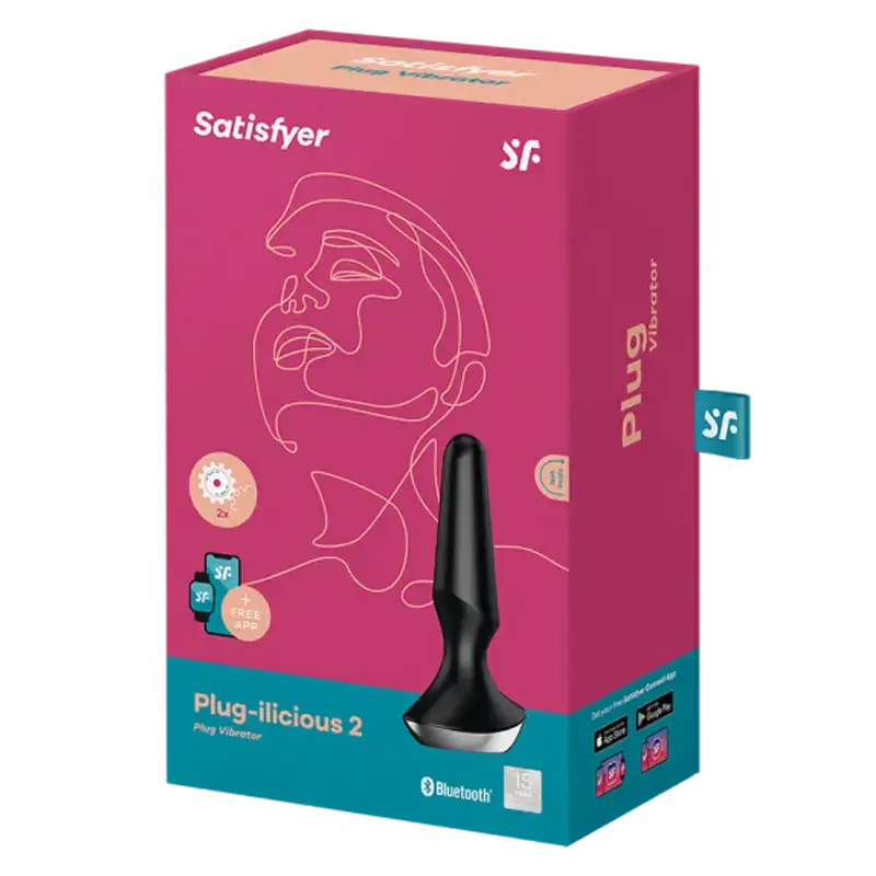 Satisfyer Bluetooth Butt Plug Sex Toy Plug-ilicious 2 Anal Plug  Anal Plug Sex Toy