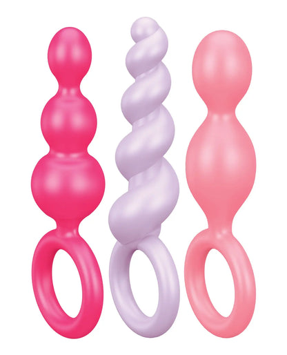 Satisfyer Booty Call (set of 3) Colored Anal Plug Set  Anal