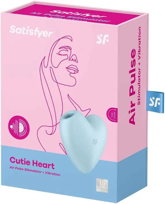 Satisfyer Cutie Heart - Blue Heart Sex Toy Vibrator  Vibrators