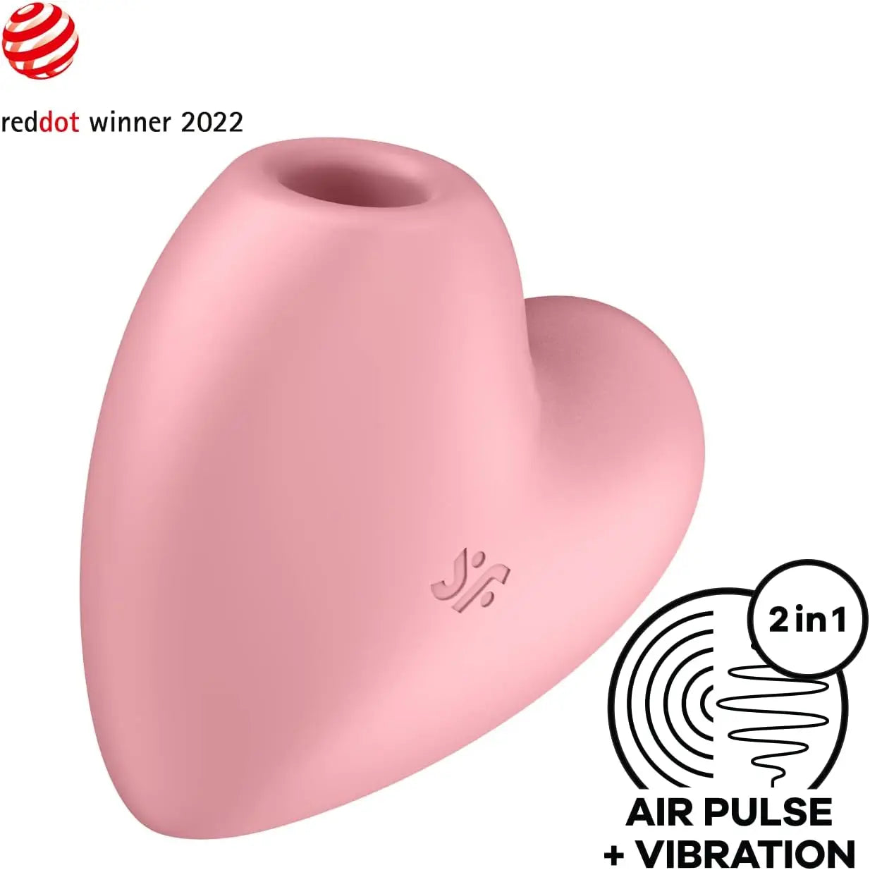 Satisfyer Cutie Heart - Pink Heart Vibrator Sex Toy  Vibrators