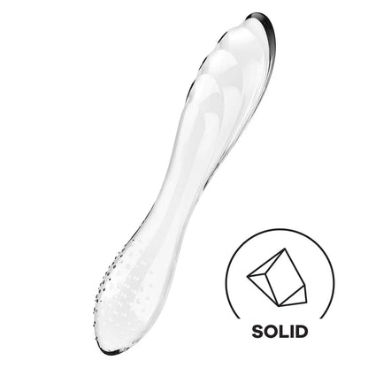 Satisfyer Dazzling Crystal - Transparent Glass Anal Dildo  Glass Dildo