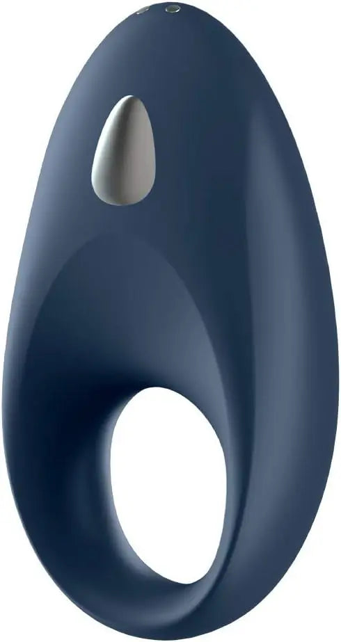 Satisfyer Mighty One Bluetooth Cock Ring Sex Toy - Blue  Vibrating Cock Ring