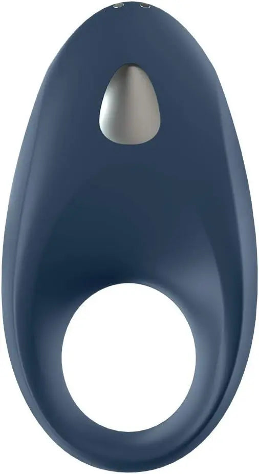 Satisfyer Mighty One Bluetooth Cock Ring Sex Toy - Blue  Vibrating Cock Ring