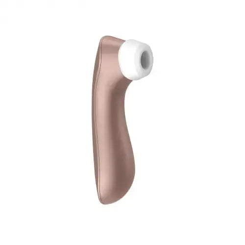 Satisfyer Pro 2+ Clit Suction Sex Toy Vibrator - Light Gold  Suction Vibrators
