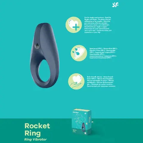 Satisfyer Rocket Ring Cock Ring - 340  For Him