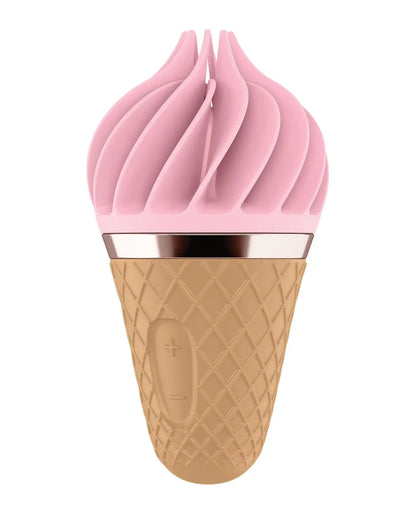 Satisfyer Sweet Treat Clitoral Stimulator Sex Toy for Women - Pink/Brown  Clitoral Stimulators