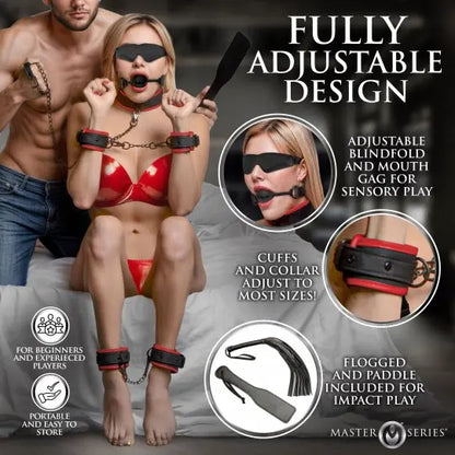 Scarlet Seduction Bondage Travel Set  Bondage Gear