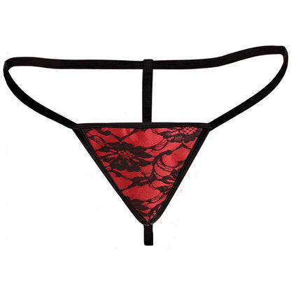 Scarlet Seduction Lace-up Corset and Thong - Large Sexy Red Lace Corset Lingerie  Fetish Clothing and Lingerie
