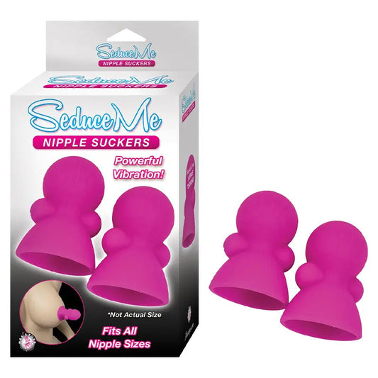 Seduce Me Nipple Suckers Pink  Fetish - Nipple Clips Clamps & Suckers