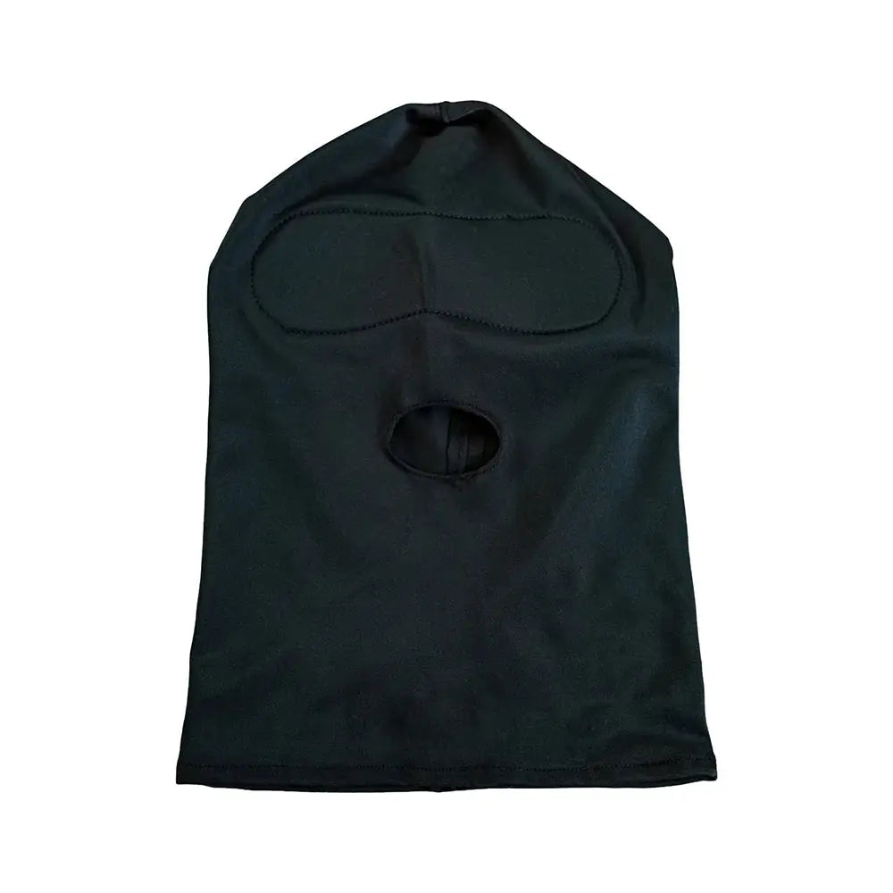 Sensory Deprivation Bondage Hood Hoodwinked and Kinked Deprivation Hood with Blackout Panel  Sensory Toys