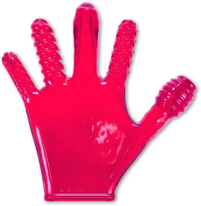 Sensory Glove Sex Toy OxBalls FINGER FUCK Glove Hot Pink  Fetish - Sensory Stimulation